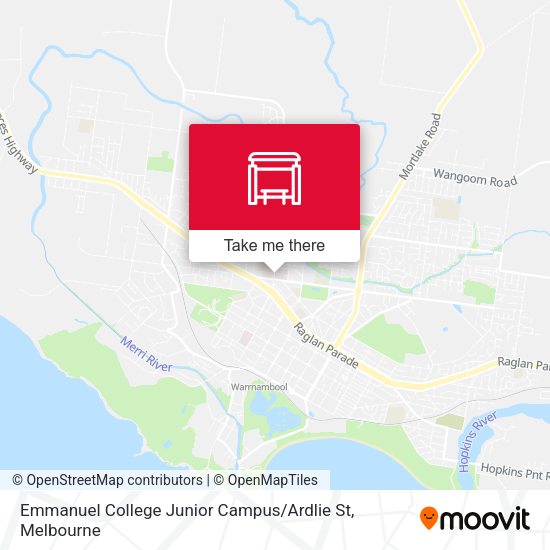 Emmanuel College Junior Campus / Ardlie St map
