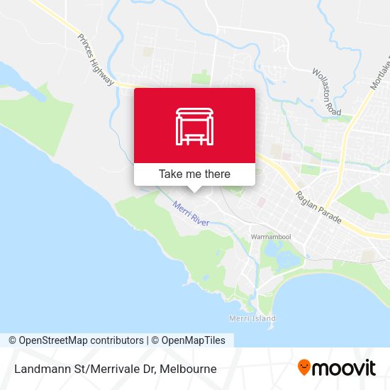 Landmann St/Merrivale Dr map