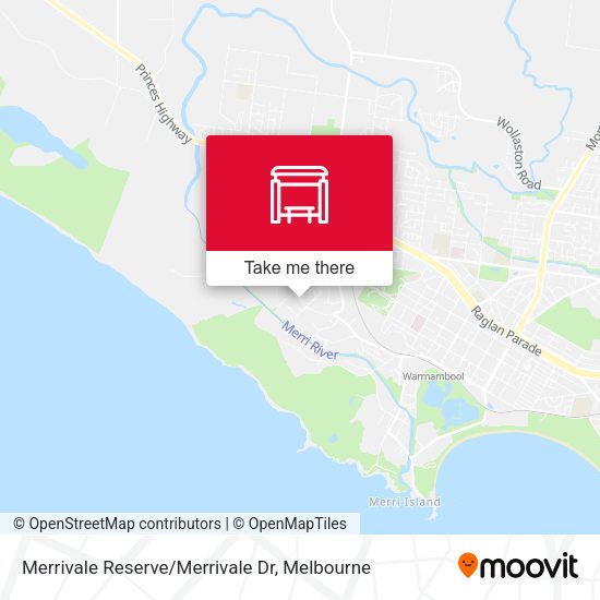 Merrivale Reserve/Merrivale Dr map