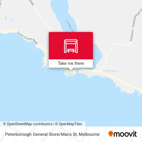 Mapa Peterborough General Store / Macs St