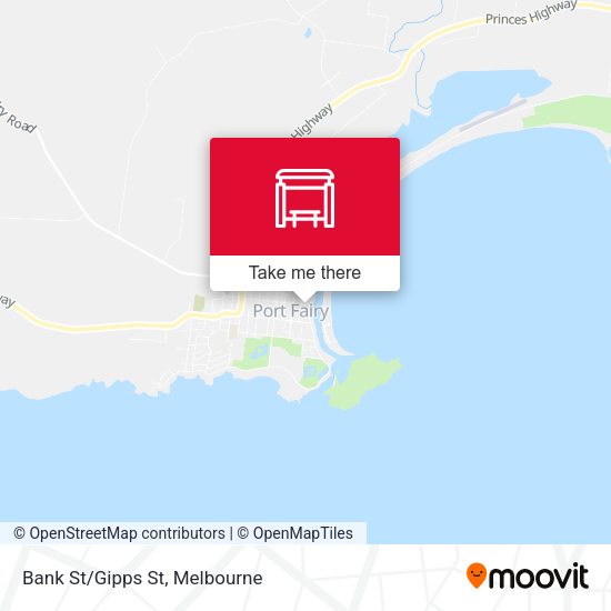 Bank St/Gipps St map