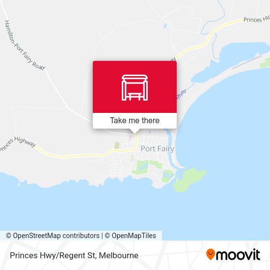 Princes Hwy/Regent St map