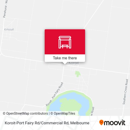 Koroit-Port Fairy Rd / Commercial Rd map
