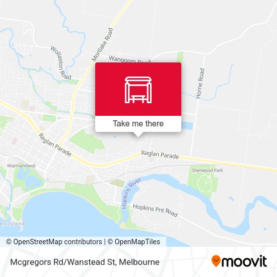 Mcgregors Rd/Wanstead St map