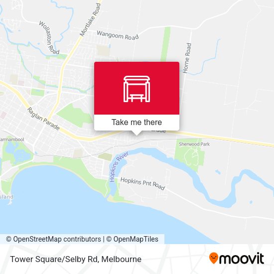 Tower Square/Selby Rd map