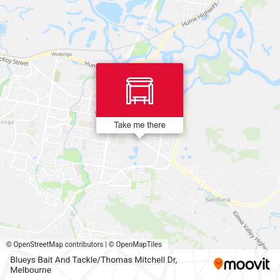 Blueys Bait And Tackle / Thomas Mitchell Dr map