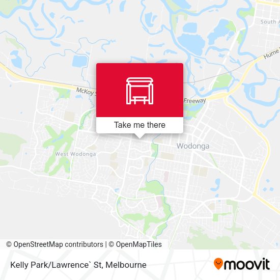 Kelly Park/Lawrence` St map