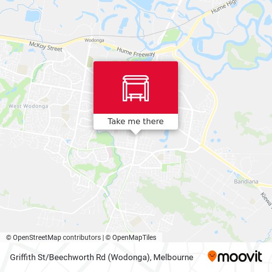 Griffith St / Beechworth Rd (Wodonga) map