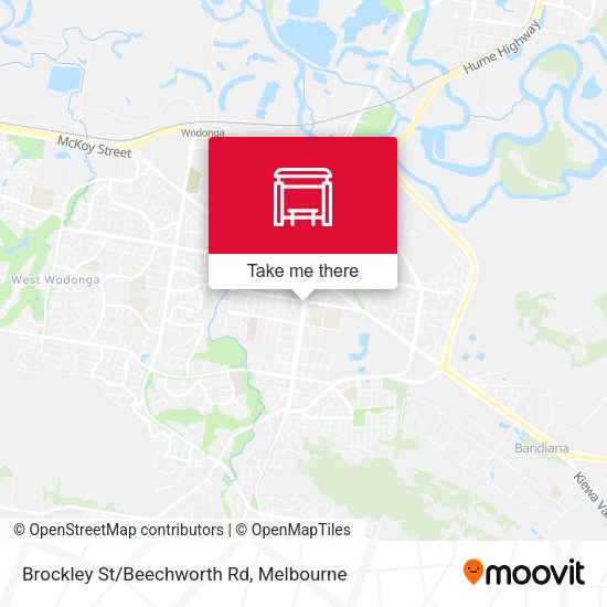 Brockley St/Beechworth Rd map