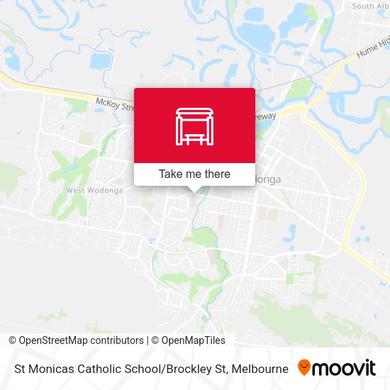 St Monicas Catholic School / Brockley St map