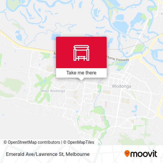 Emerald Ave/Lawrence St map
