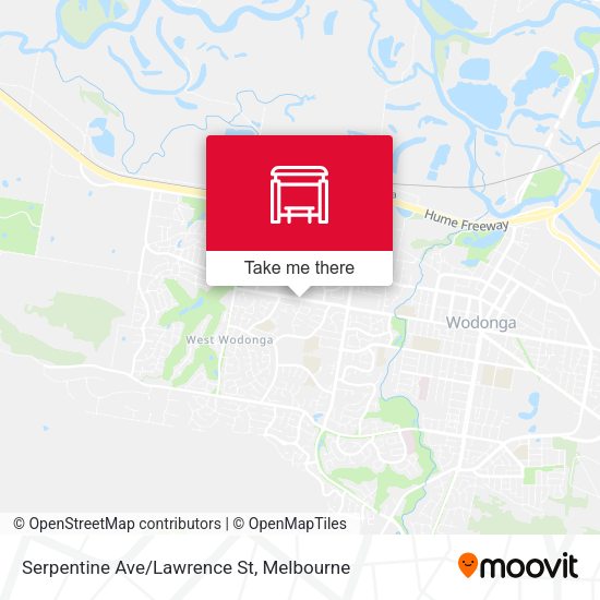 Serpentine Ave/Lawrence St map