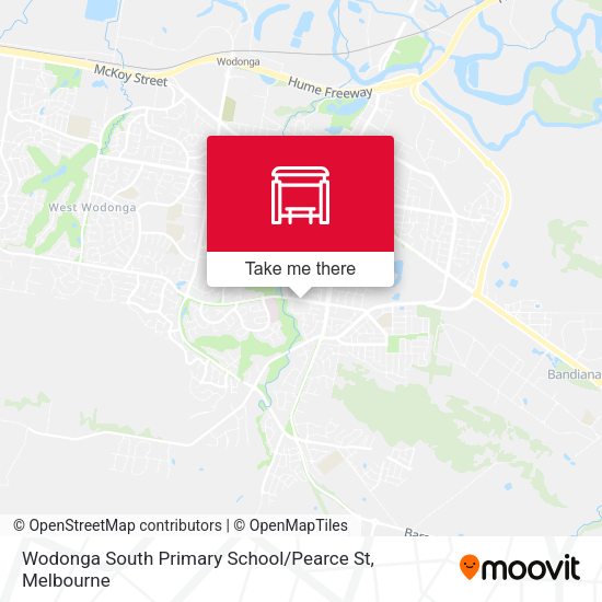 Wodonga South Primary School / Pearce St map