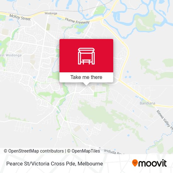 Pearce St/Victoria Cross Pde map