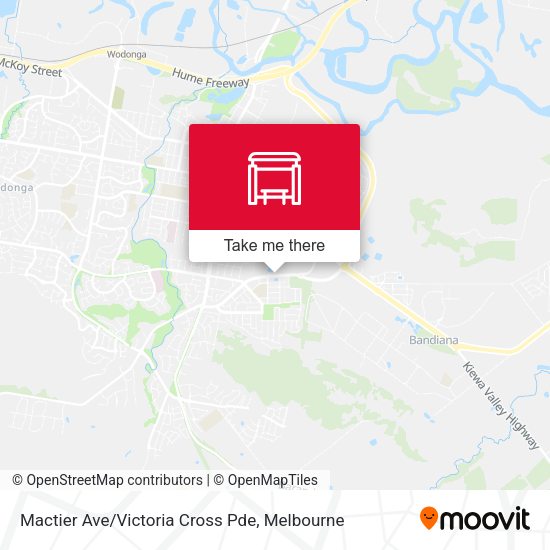 Mactier Ave/Victoria Cross Pde map