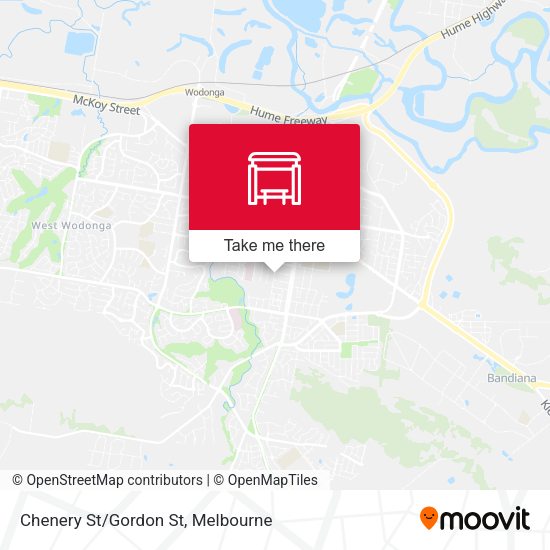 Chenery St/Gordon St map
