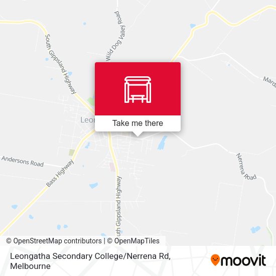 Leongatha Secondary College / Nerrena Rd map