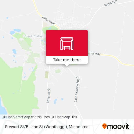 Mapa Stewart St / Billson St (Wonthaggi)