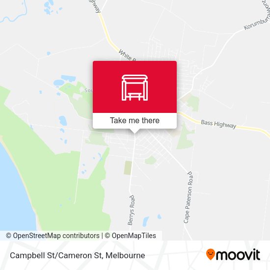 Campbell St/Cameron St map