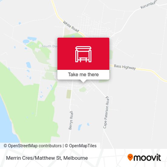 Merrin Cres/Matthew St map