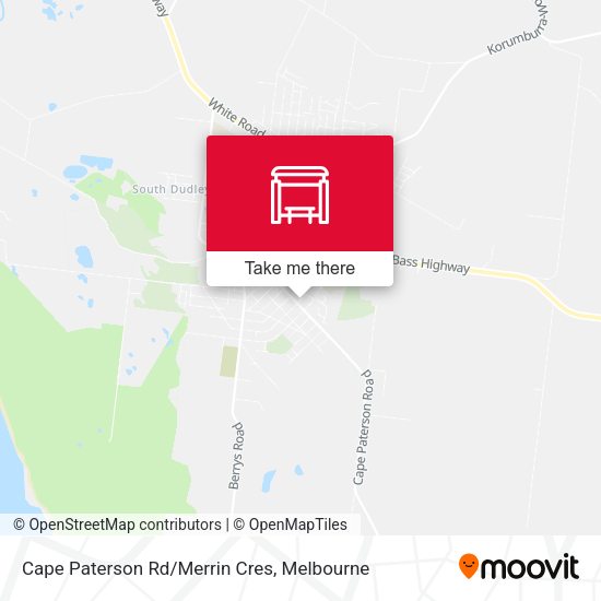Cape Paterson Rd/Merrin Cres map