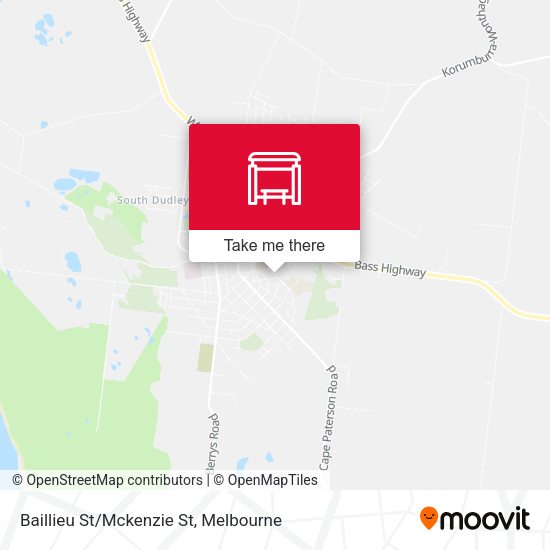 Baillieu St/Mckenzie St map