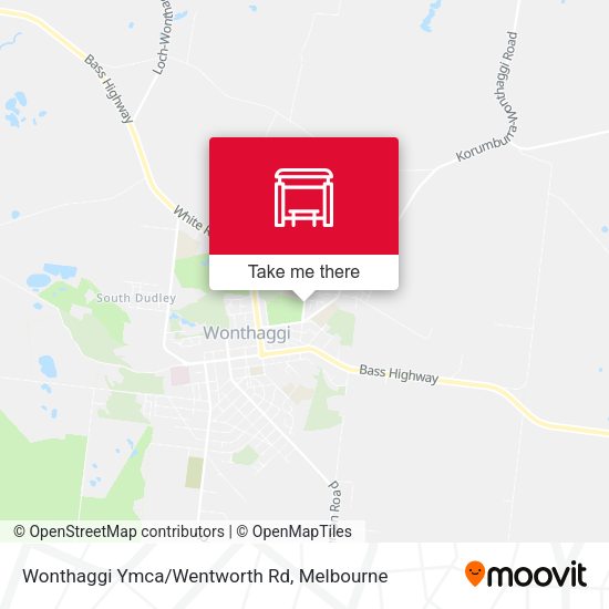 Wonthaggi Ymca/Wentworth Rd map