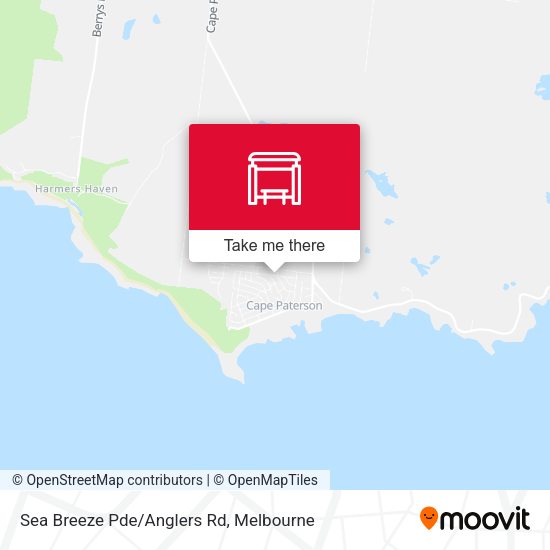 Sea Breeze Pde/Anglers Rd map