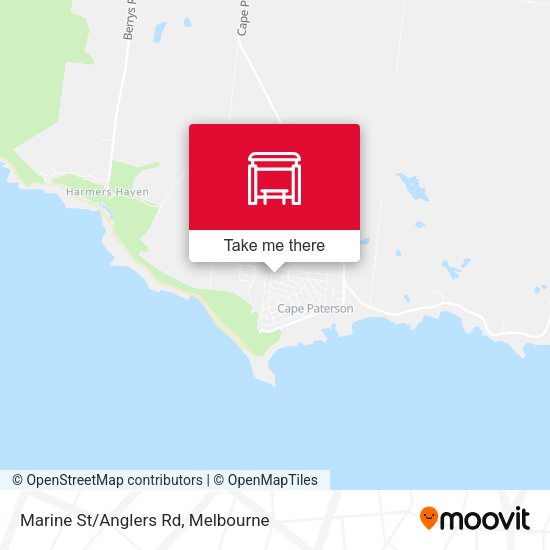 Marine St/Anglers Rd map