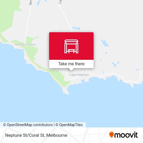 Neptune St/Coral St map