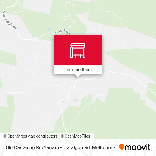 Old Carrajung Rd / Yarram - Traralgon Rd map