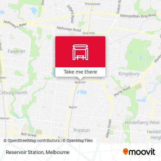 Reservoir Station map