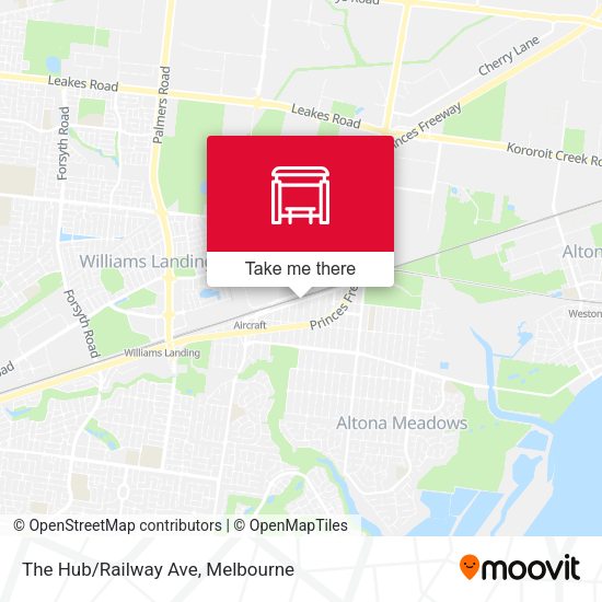 The Hub/Railway Ave map