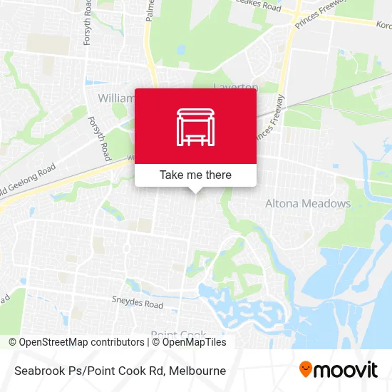 Mapa Seabrook Ps/Point Cook Rd
