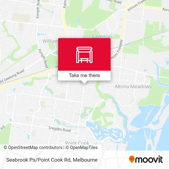 Mapa Seabrook Ps/Point Cook Rd