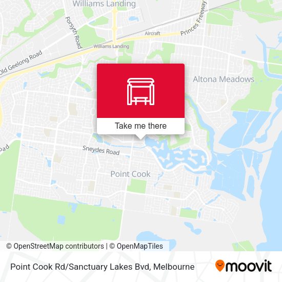 Point Cook Rd / Sanctuary Lakes Bvd map