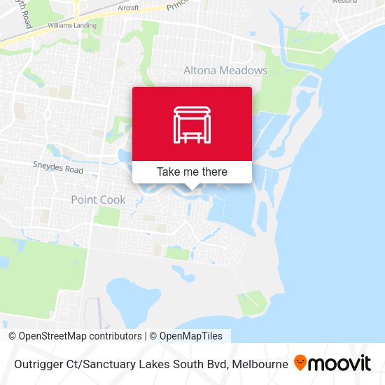 Outrigger Ct / Sanctuary Lakes South Bvd map