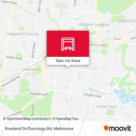 Rowland Dr/Dunnings Rd map