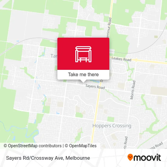 Sayers Rd/Crossway Ave map
