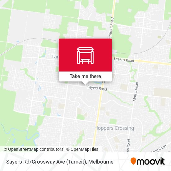 Sayers Rd / Crossway Ave (Tarneit) map