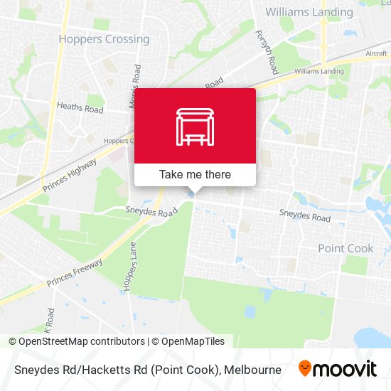 Sneydes Rd / Hacketts Rd (Point Cook) map