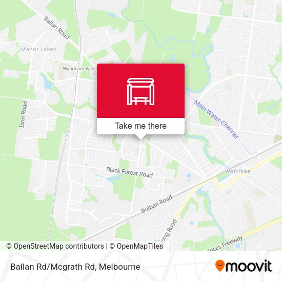 Ballan Rd/Mcgrath Rd map