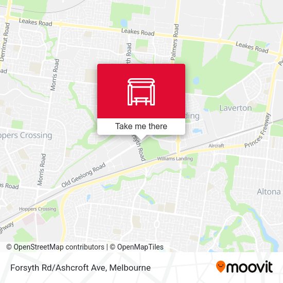 Forsyth Rd/Ashcroft Ave map