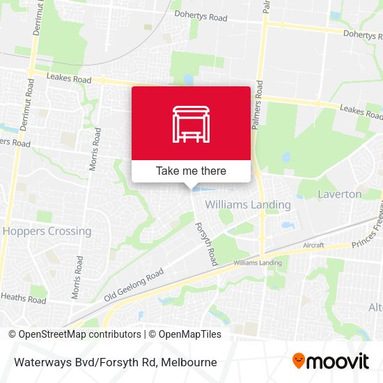 Waterways Bvd/Forsyth Rd map
