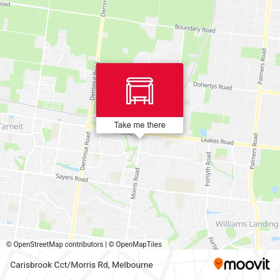 Carisbrook Cct/Morris Rd map