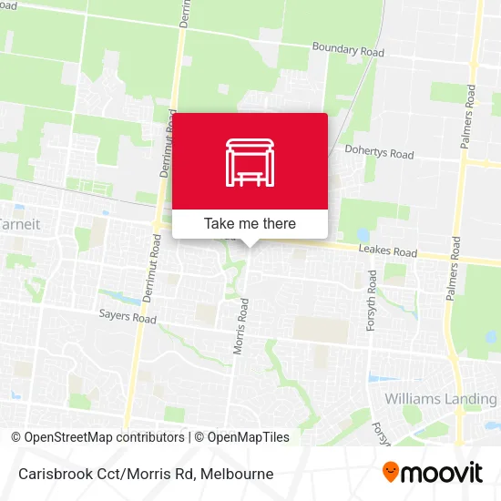 Carisbrook Cct/Morris Rd map