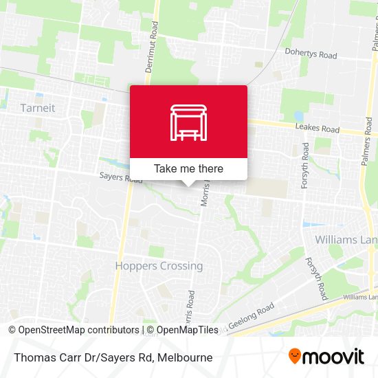Thomas Carr Dr/Sayers Rd map
