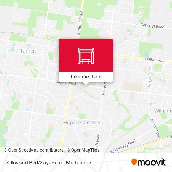 Silkwood Bvd/Sayers Rd map