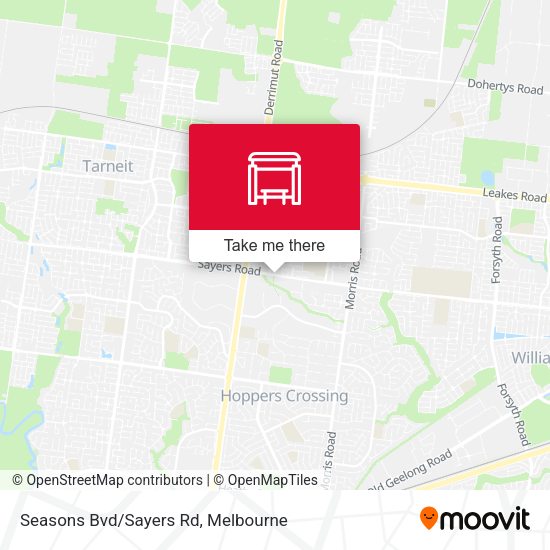 Seasons Bvd/Sayers Rd map