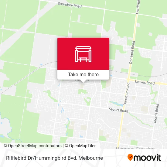 Mapa Rifflebird Dr/Hummingbird Bvd